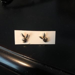 Vintage Playboy gold/diamond earrings